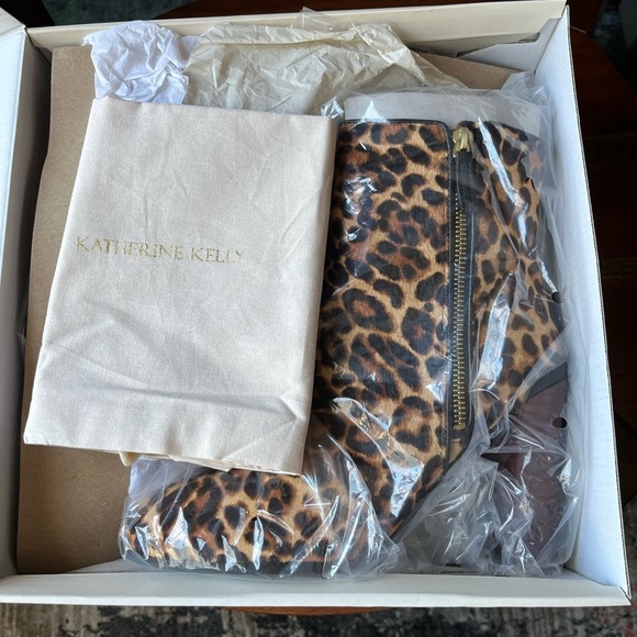 Katherine Kelly Jaymie Natural Calf Hair Leopard Print Boots - Picture 13 of 14